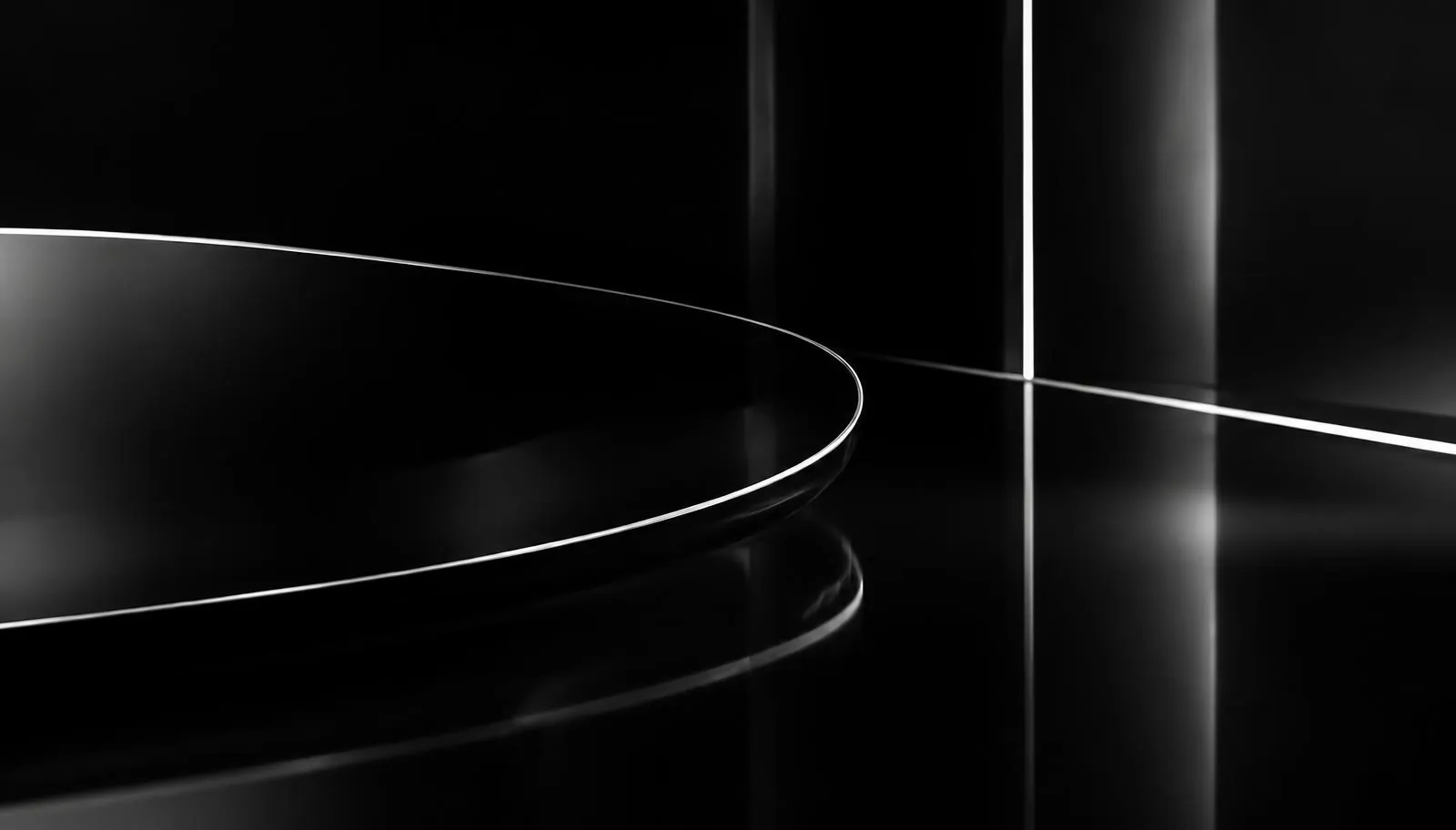 Black-and-white arrangement of geometric objects for the artificial intelligence Atlas